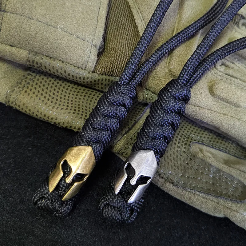 Paracord Rope Braided Paracord Paracord Bracelet Accessories Paracord Accessories Outdoor Knife Lanyard Outdoor Accessories Paracord Lanyard Pendants EDC Retro Paracord clasp Umbrella Rope Knight's helmet mask DIY Braided Knife Beads Lanyard Accessories Outdoor