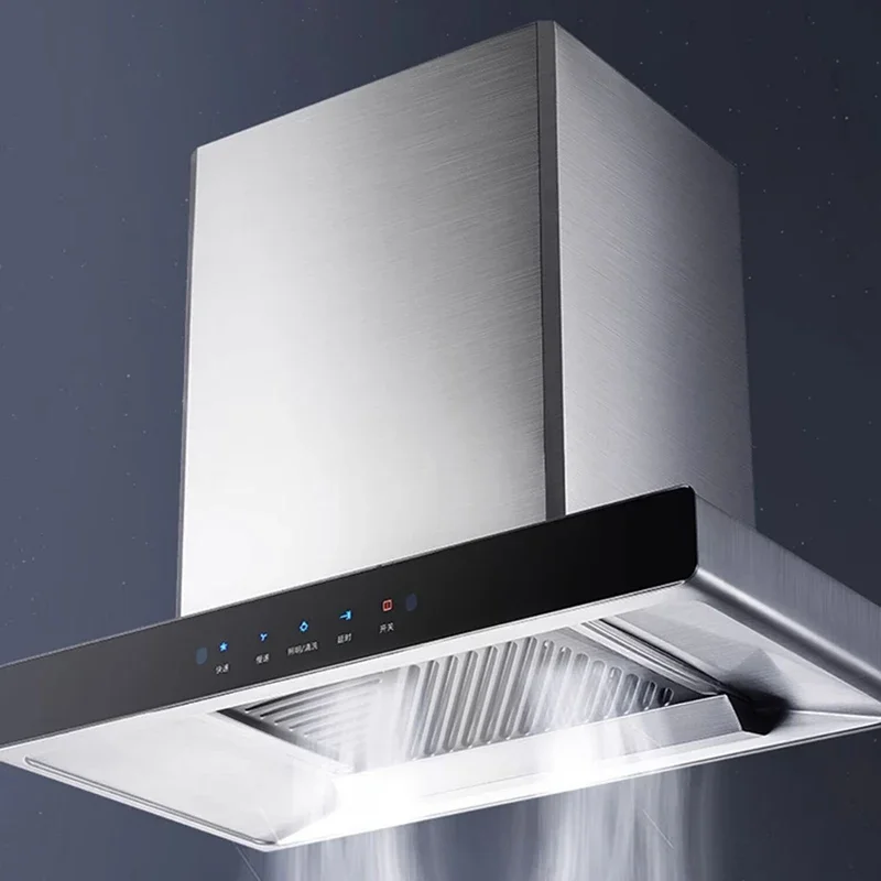T-shape 700mm range hood smart smoke extractor hood cooker chimney exhaust range for kitchen