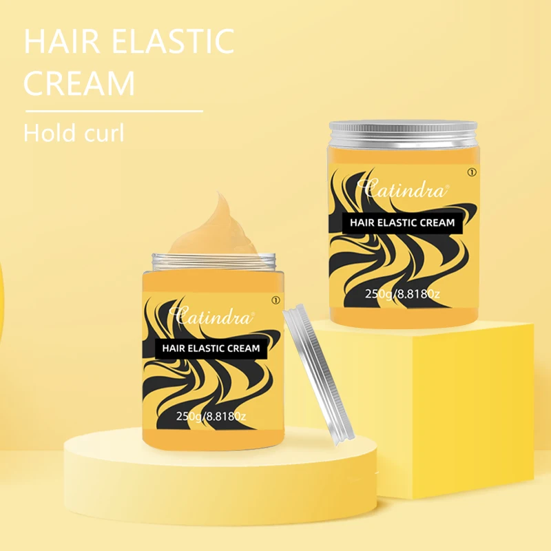 Hair Elasticity Cream Moisturizing Anti Curling Elastic Styling Enhancement Used for Curling Styling Hair Conditioner