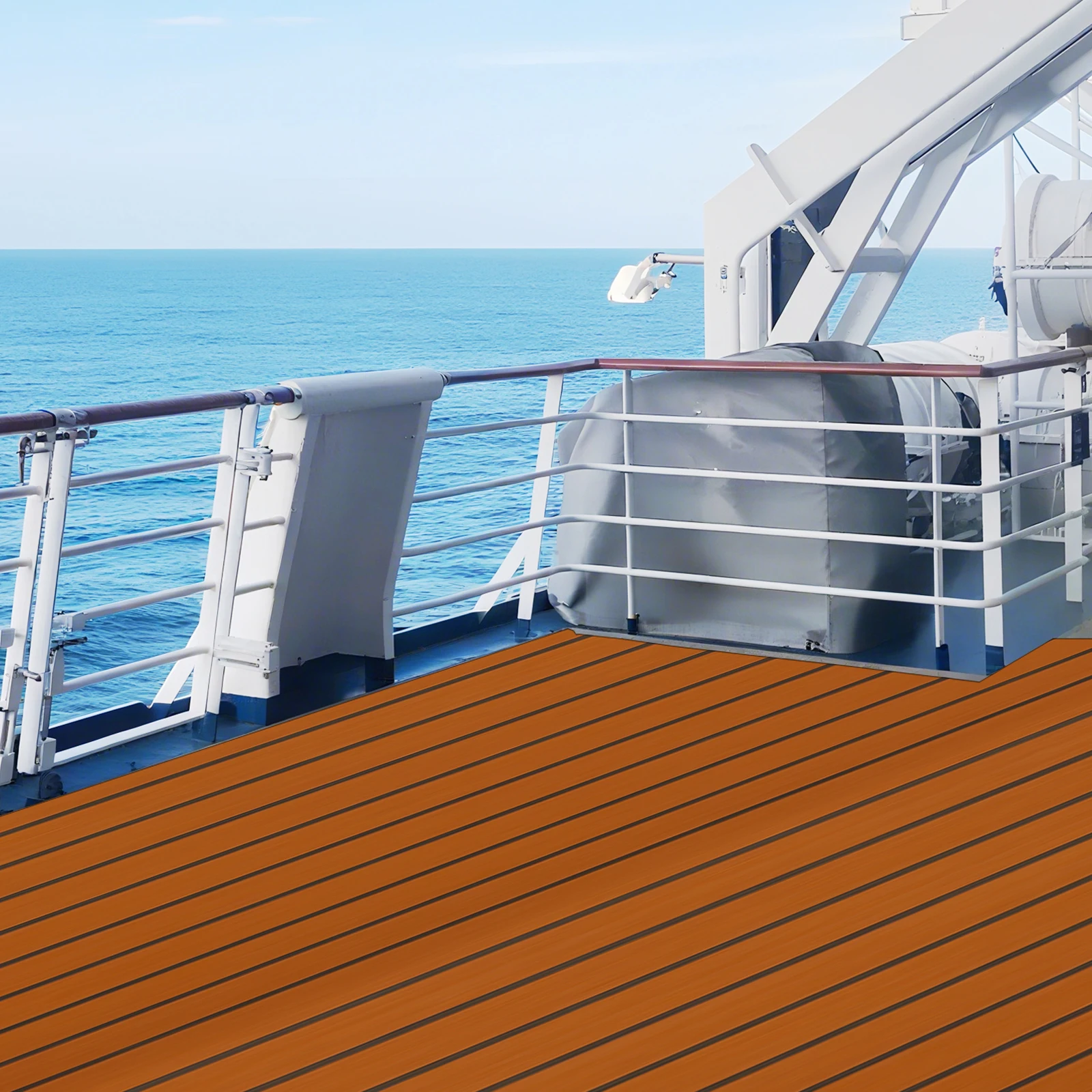 Selbstklebende Kunstteak-Bootsdeckbeläge EVA-Schaum Boot Yacht Bodenbelag Matte Deckteppich – Detail 13