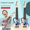 Children Toy Ukulele Musical Intrument Small Guitar 4 Strings Early Montessori Education Ukulele Toy for Kids Toddler Music Game 1