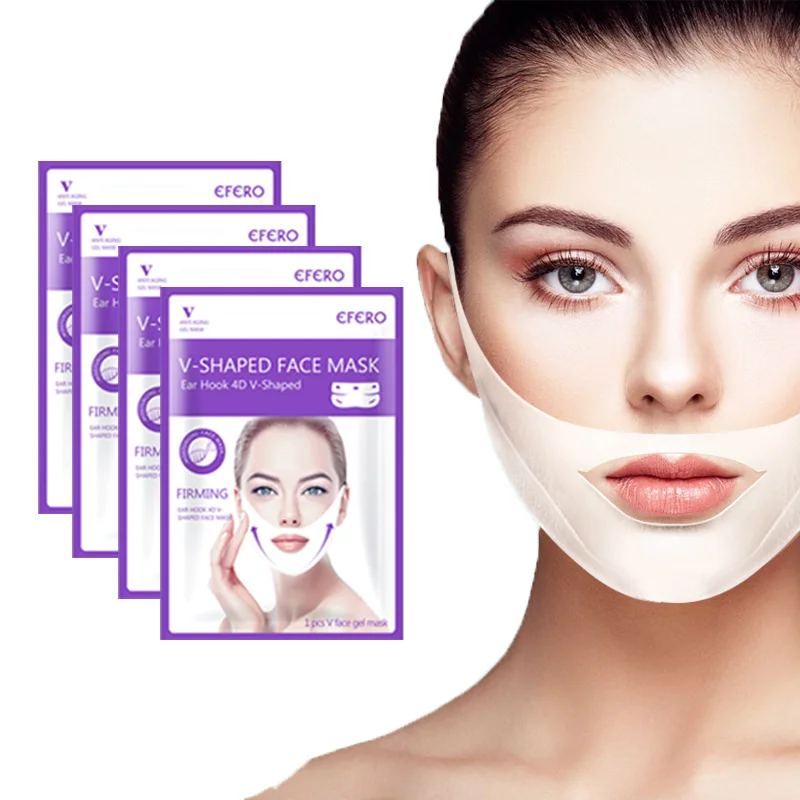 DoubleChinSkinFaceMask4DVShapeSlimMasksFaceLiftToolsThin