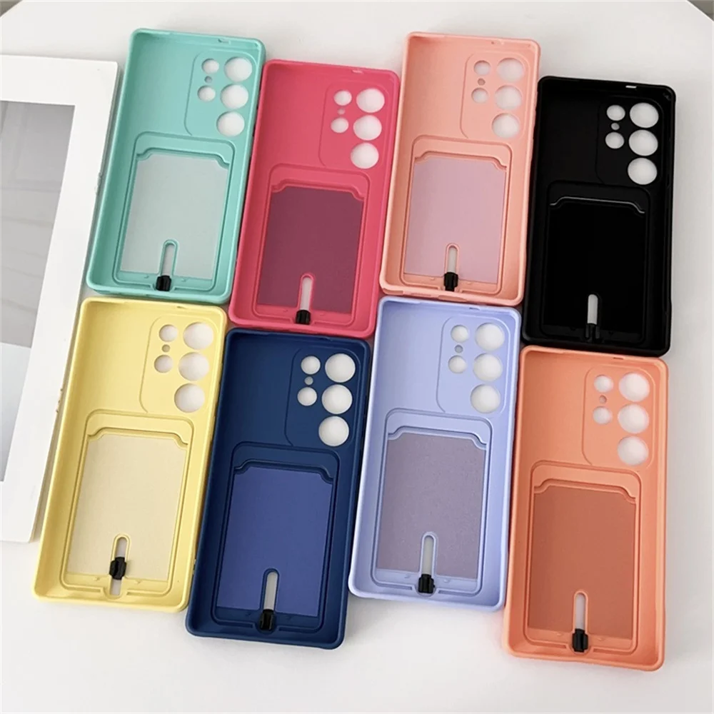Premium Liquid Silicone Card Holder Case - Ultra Slim & Durable Design