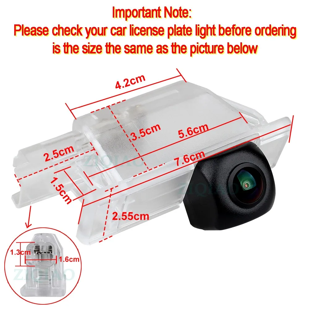 Фото ZIQIAO для Citroen C5 C4 C3 C2 MG3 C-Elysee Sega минивэн Peugeot 301 307 308 408 508 HD камера заднего вида HS061 №2