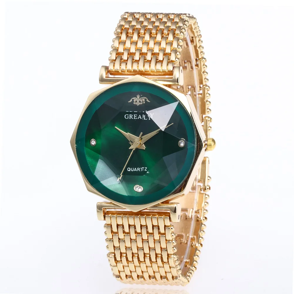 Women Watches Green Bracelet Women Wrist Watches Green Fashion Women Green Watches Quartz