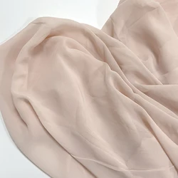 Elegant White Ivory Chiffon Fabric - Luxurious Georgette for Bridal Veils, Wedding Decor, and DIY Creations (Pink White)