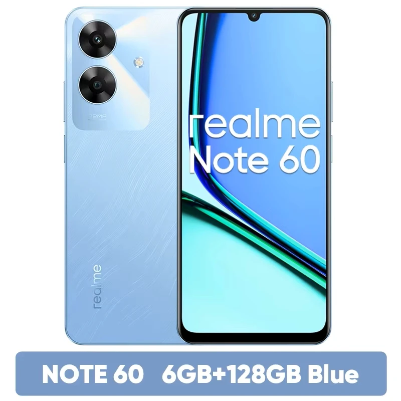 realme Note 60 スマートフォン 32MP カメラ 6.74インチ 90Hz