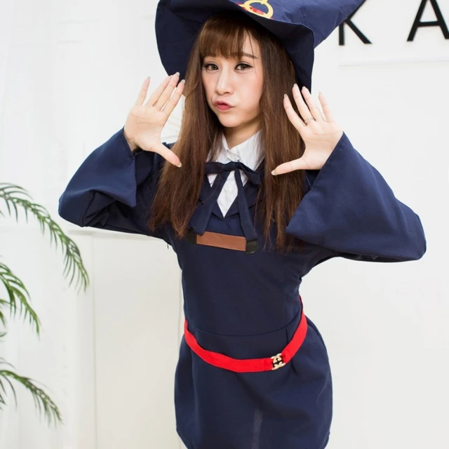 Anime Little Witch Academia halloween girls school uniform dress