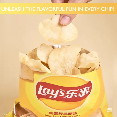 Lay's Potato Chips，Wave Chips 2.29/2.47oz(65/70g)*5 Packs Satisfying Snacks Office Snack Food Sale, Random shipment - Image 4