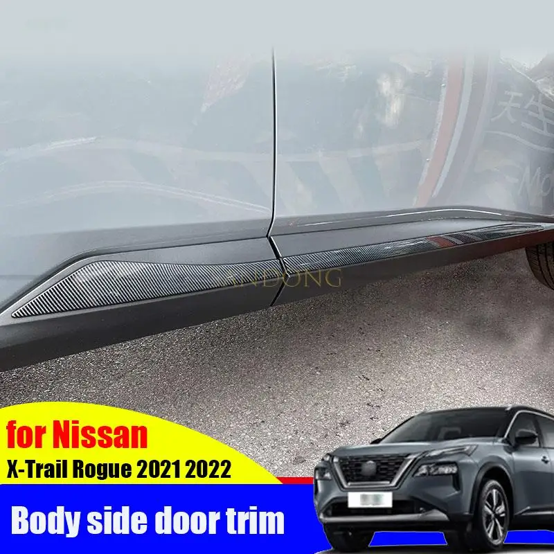 

Для Nissan X-Trail Rogue 2021 2022 боковое украшение обновленная версия ABS Специальная модифицированная отделочная полоса
