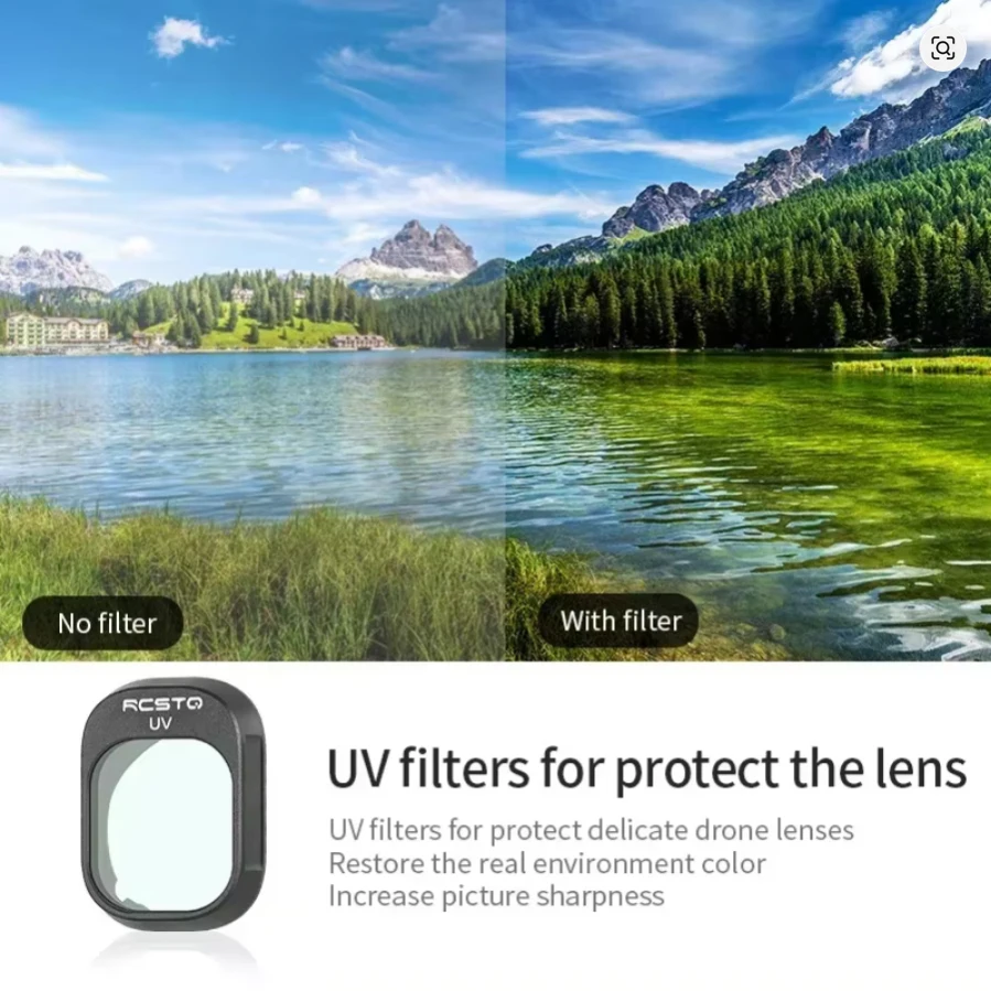 Kit Filtres Drone 4in1/6in1 UV CPL ND8 - Accessoires Caméra