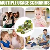 Miniature Pinball Games with Sounds & Light Dinosaur Themed  Shooting Game Classic Tabletop Games Halloween Xmas Gifts for Boys 4