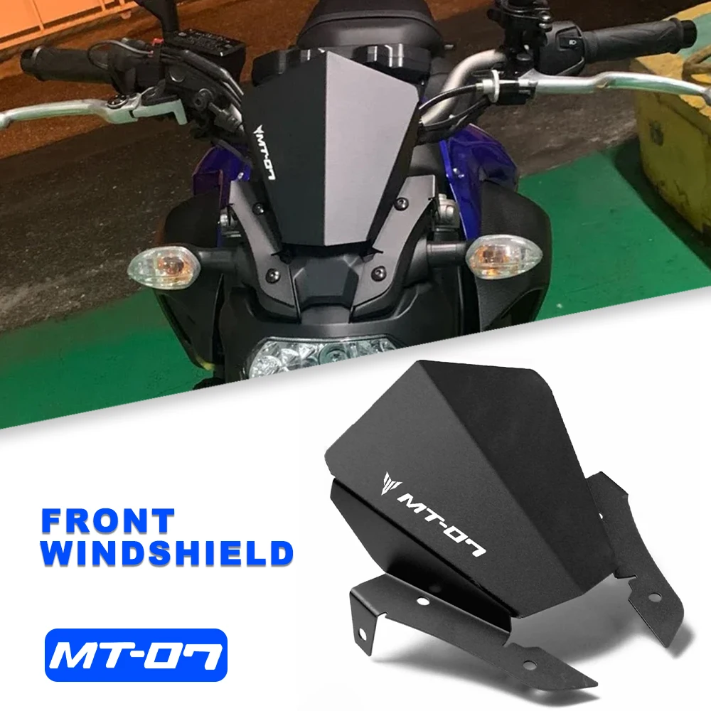 

Front Windshield Accessories For YAMAHA MT 07 MT07 MT-07 FZ-07 2013 2014 2015 2016 2017 Motorbike Wind Deflector Windscreen