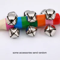 1pcs Colorful Rainbow Hand Held Bell Stick Wooden Discussion Musical Toy for Adult KTV Party Kids Game Gift 2