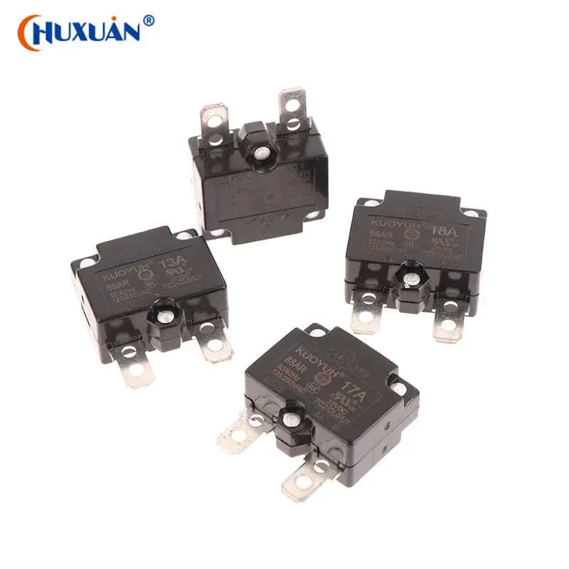 

New 125/250VAC 88AR 3A 4A 5A 7A 8A 10A 15A 20A 25A Automatic Reset Circuit Breaker Overload Switch Over Current Protector