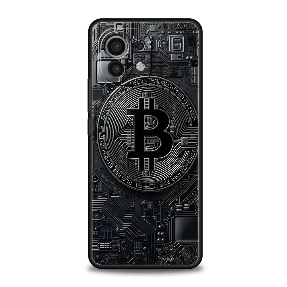Luxury Bitcoin B Design Soft TPU Phone Case Cover