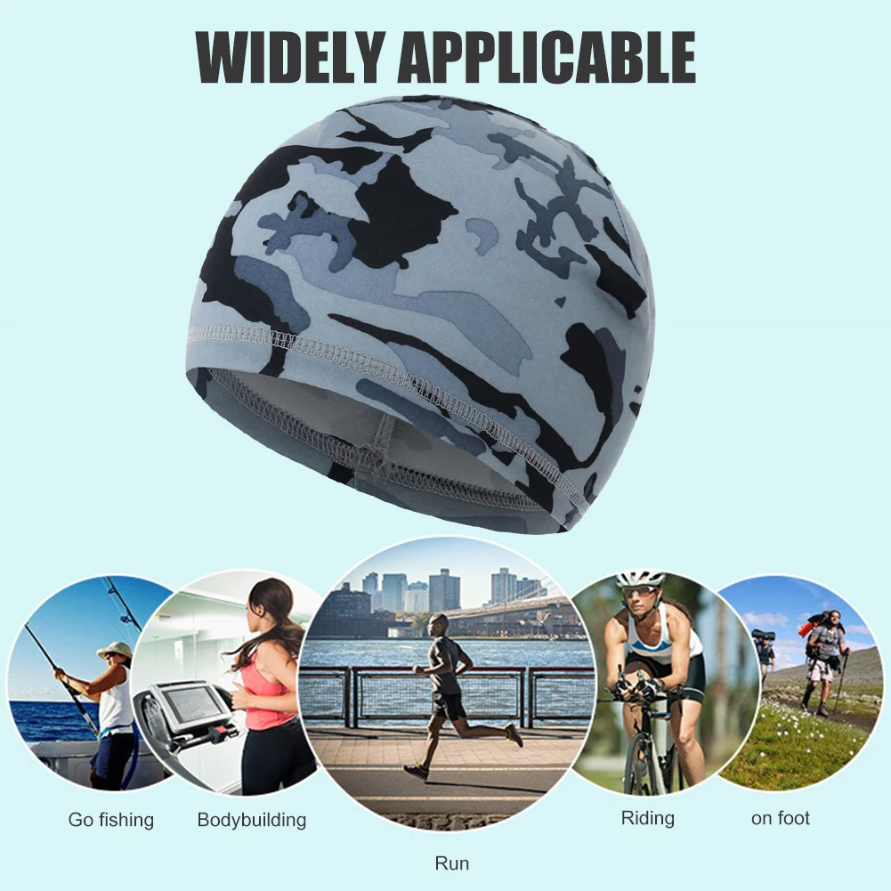 Summer Windproof Sunscreen Outdoor Cycling Riding Cap for Men Women Bicycle Lined Sports Quick Drying Helmet Liner Hat 5