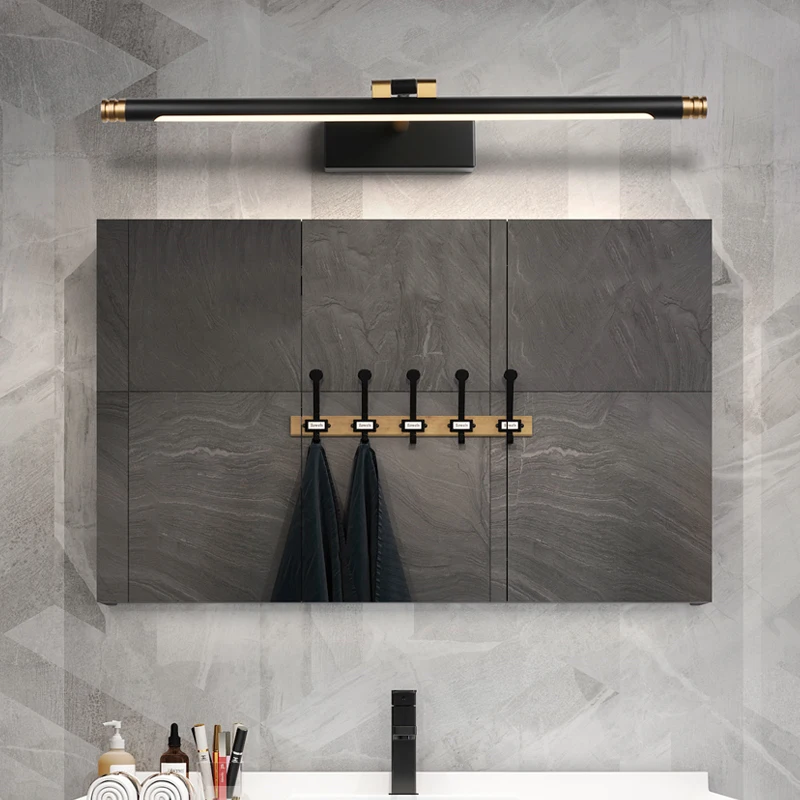 Hotel Bathroom Dressing Table Wall Lamp Metal Plating Body Up Down Sconce Lighting Bedroom Decoration Bathroom Mirror LED Lustre