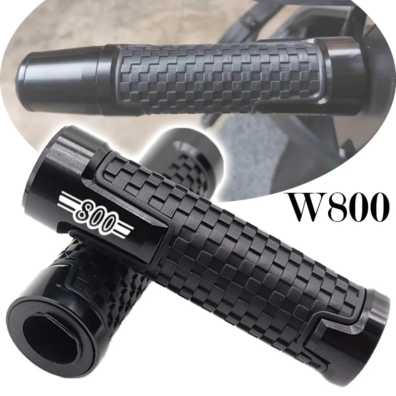 

For Kawasaki W800 W 800 2020 2021 2022 Motorcycle Handle Bar Handlebar Grips 7/8"22mm Aluminum Anti-Slip