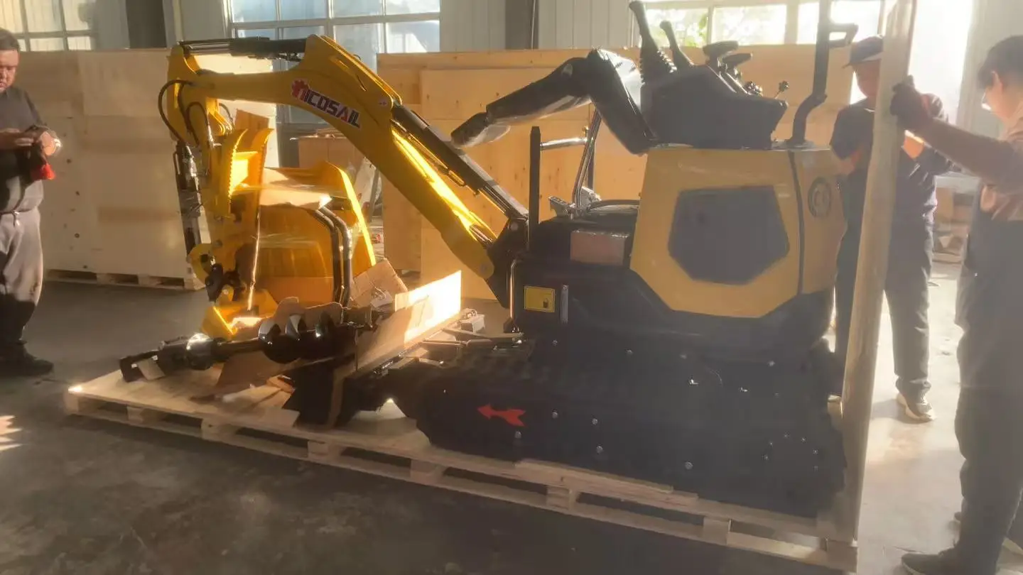 Kompakter Minibagger 1,7 Tonnen kleiner Maschinen-Hydraulikbagger mit Gummiketten, verkauft mit Kabine