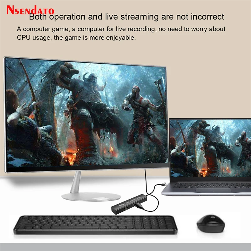 Ezcap316 4k USB C Dual HDMI Video Capture Grabber Card 1080p 60fps HDMI to USB Type C Video Recorder Box For PS5 PC Live Stream