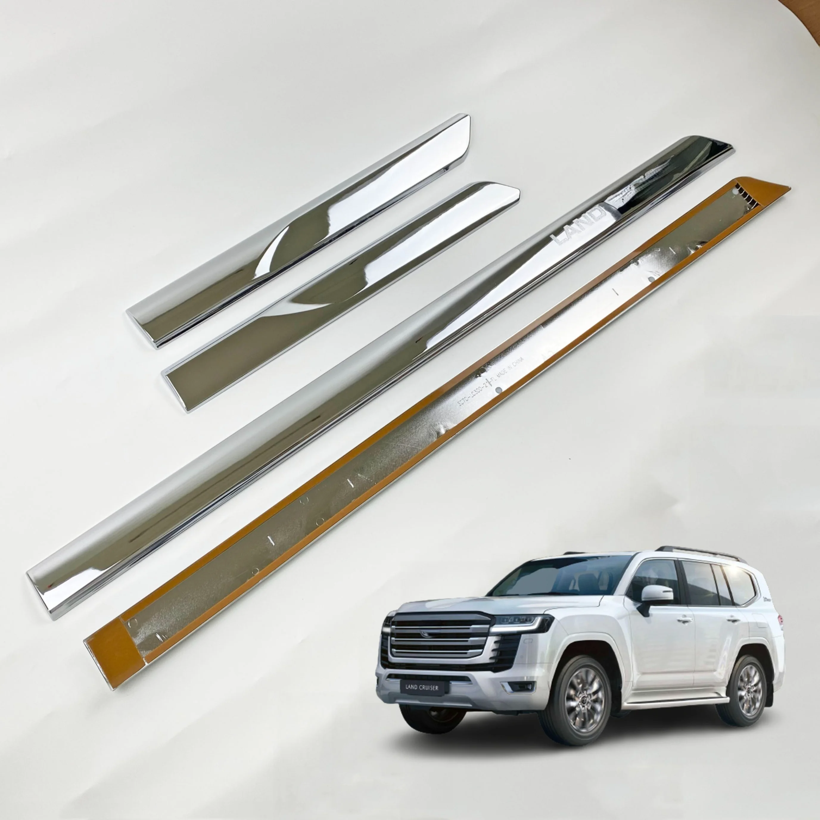 

Land Cruiser 300 2022 Chrome ABS Door Side Molding Styling For Toyota LC300 Exterior Accessories