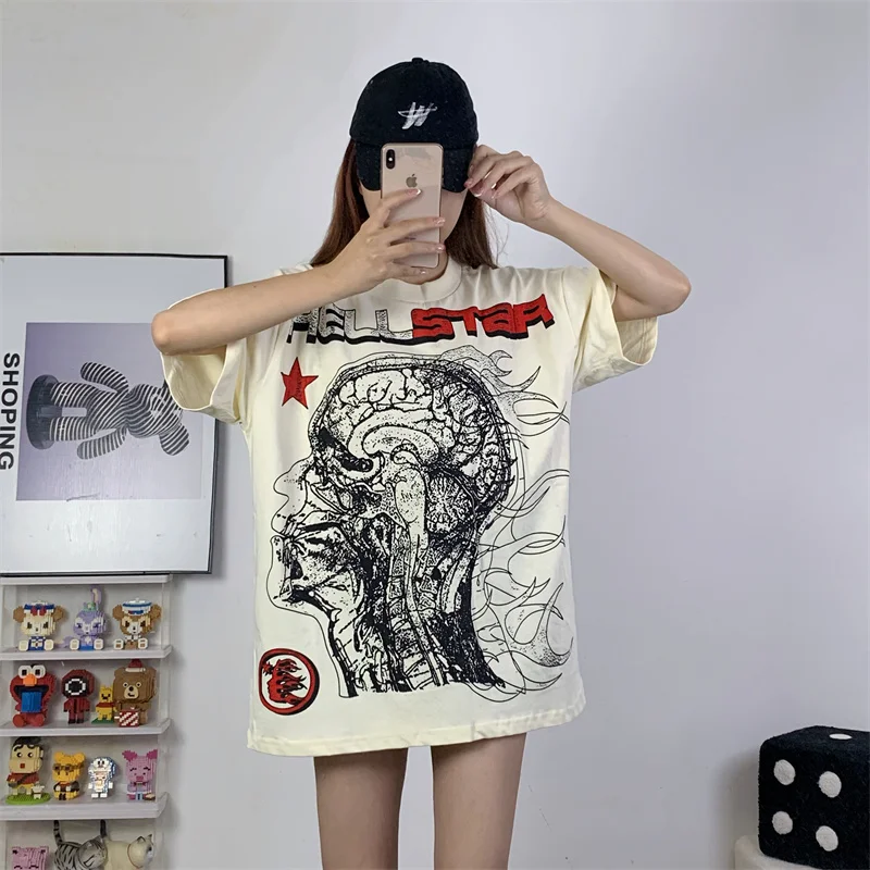 Рисунок 3 - 23ss футболка Hellstar с винтажным