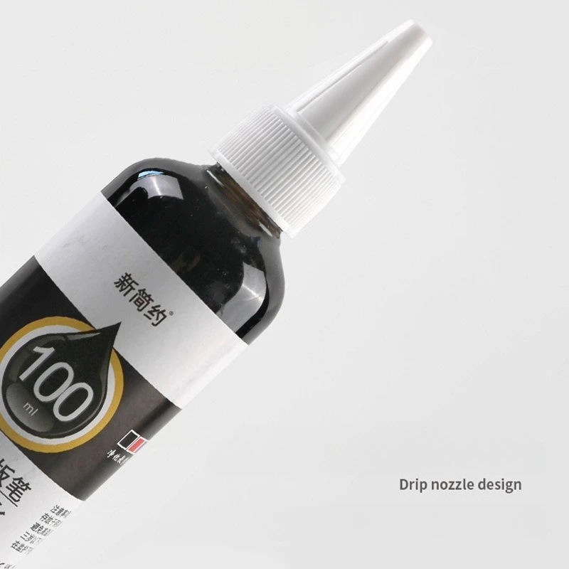 100ml 필름 형성 화이트보드 마커 잉크 마커 펜 잉크를 보충하기 위해 잉크가 새지 않는 밝은 색상 낙서 보드북