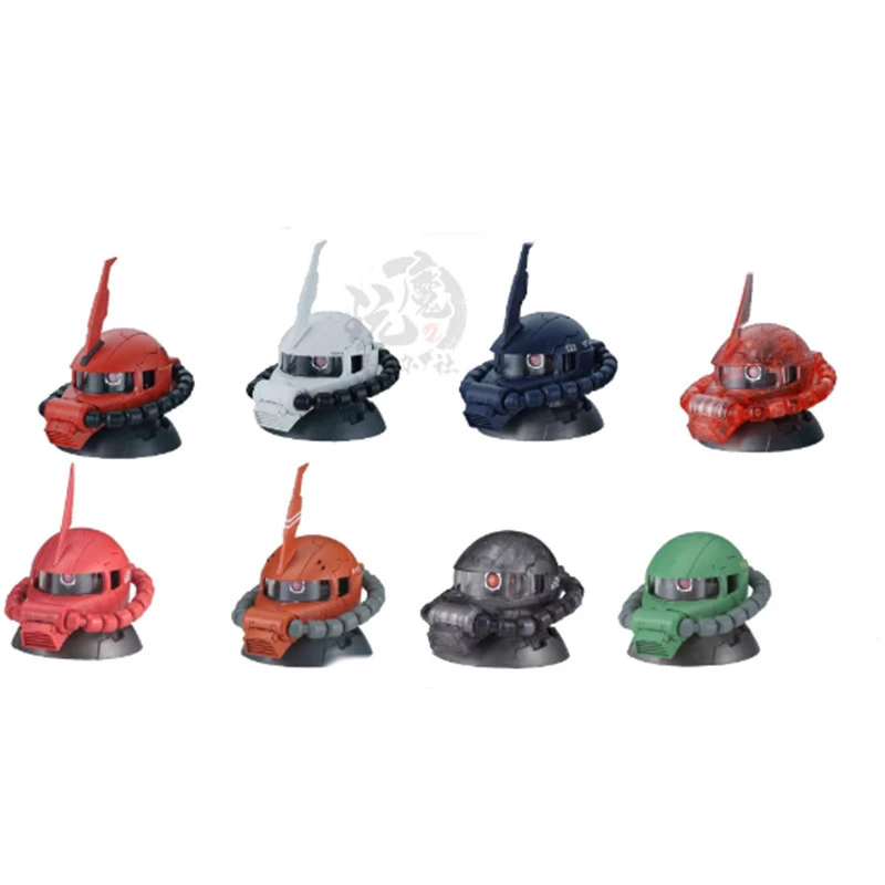 Bandai Genuine Gashapon Toy Mobile Suit Gundam Exceed Model Zaku Head 8 Collections Action Figures Aliexpress
