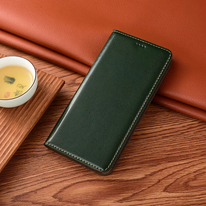 luxury Genuine Leather Case For XiaoMi Redmi Note 10S 11E 11S 11T 11R Pro Plus SE 5G Cases Crazy Horse Mobile Phone Flip Cover