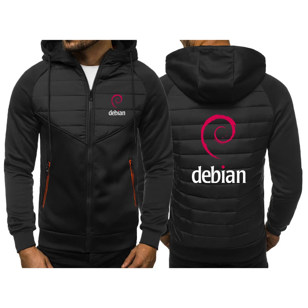 Cotton Slim Fit Mens Sweatshirt Three Color Stitching