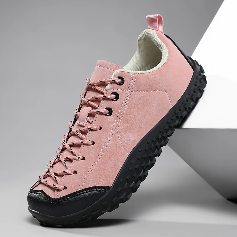 Wide Toe Barefoot Shoes For Men For Running Climbing And Hiking_voghion.com