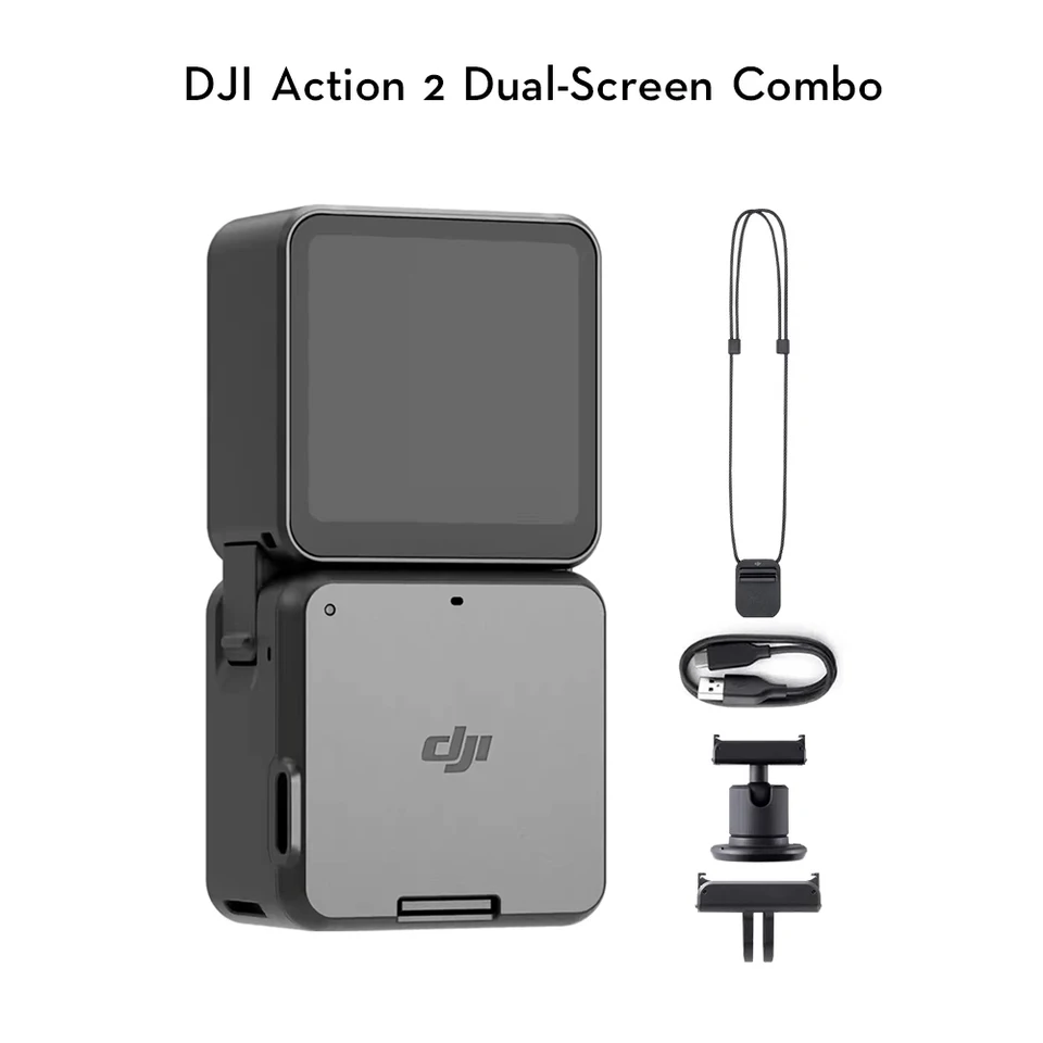 DJI Action 2 Power Combo Camera 4K 120fps Super Wide FOV Versatile