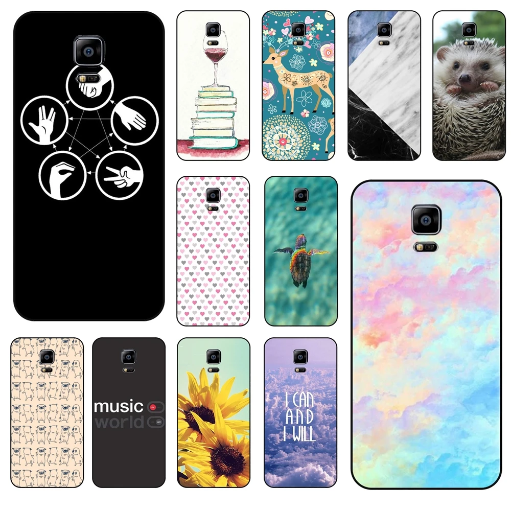 Per Samsung Galaxy Note 4 Black Funda Soft Prime Art Dogs Per Samsung Galaxy Note 4 Custodia Morbida Per Bambini Accessori Capa