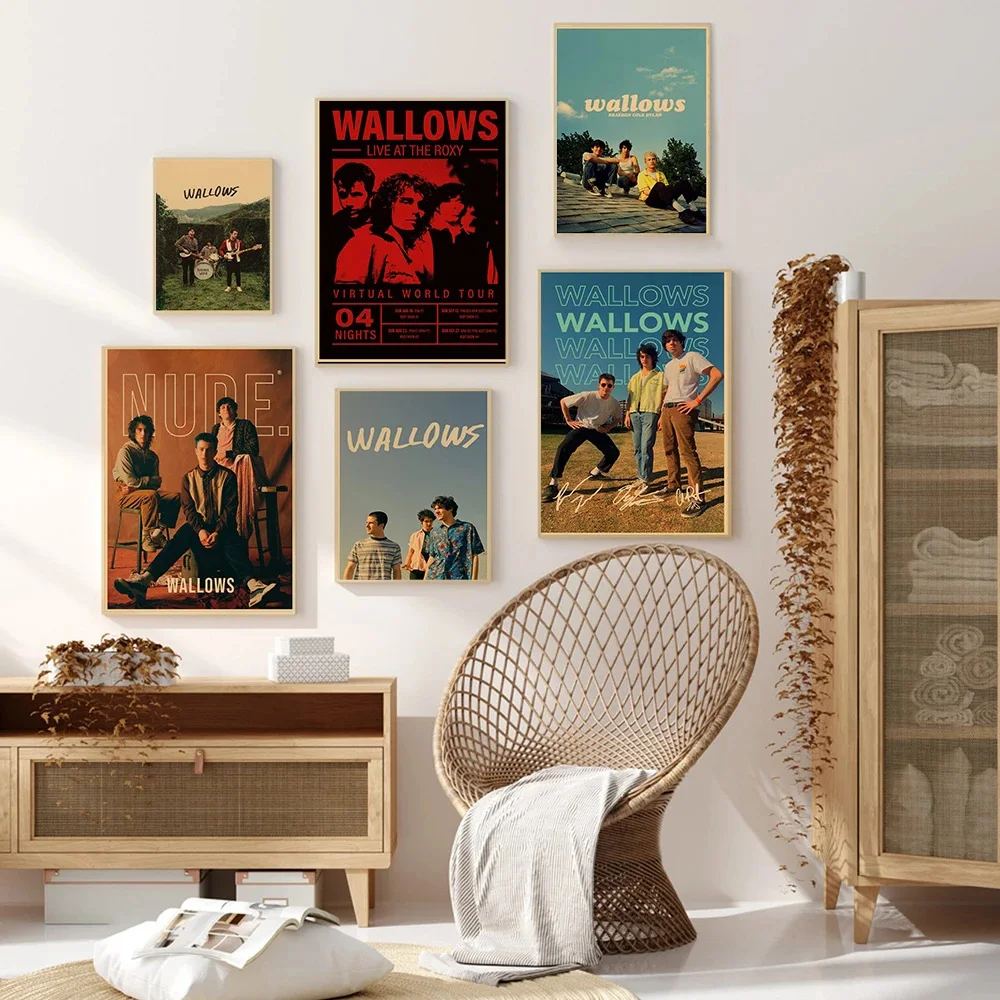 Frame Decoration Bands Wallows Music Poster Band Poster Wall Canvas Posters Wall