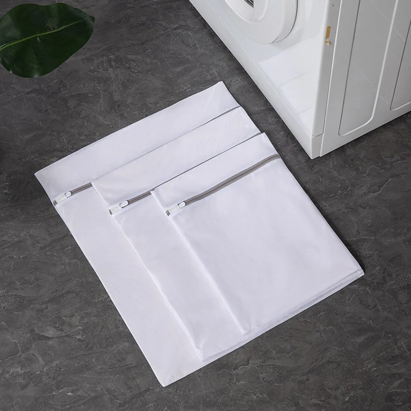 Soft Mesh Laundry Bags Nylon Clothing Storage Bag Anti Deformation Pants Sweater Special Washing Bag Wool Travel Packaging Bag 4