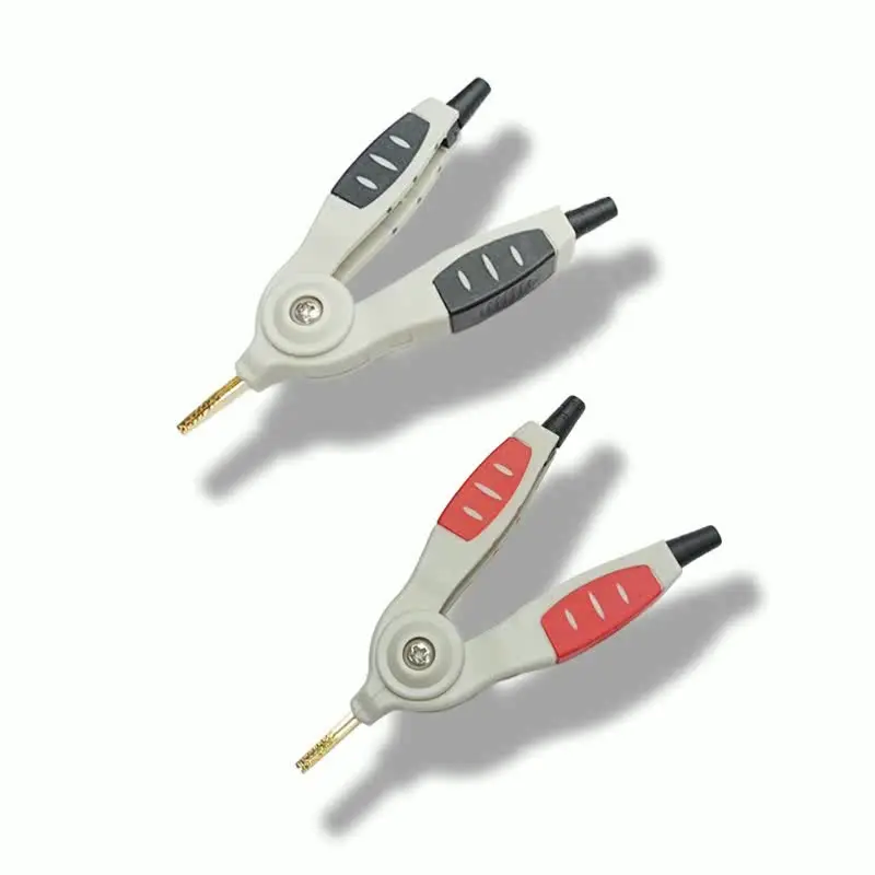 Kelvin Test Clips Insulated 5A Flat Crocodile Clip LCR Kelvin