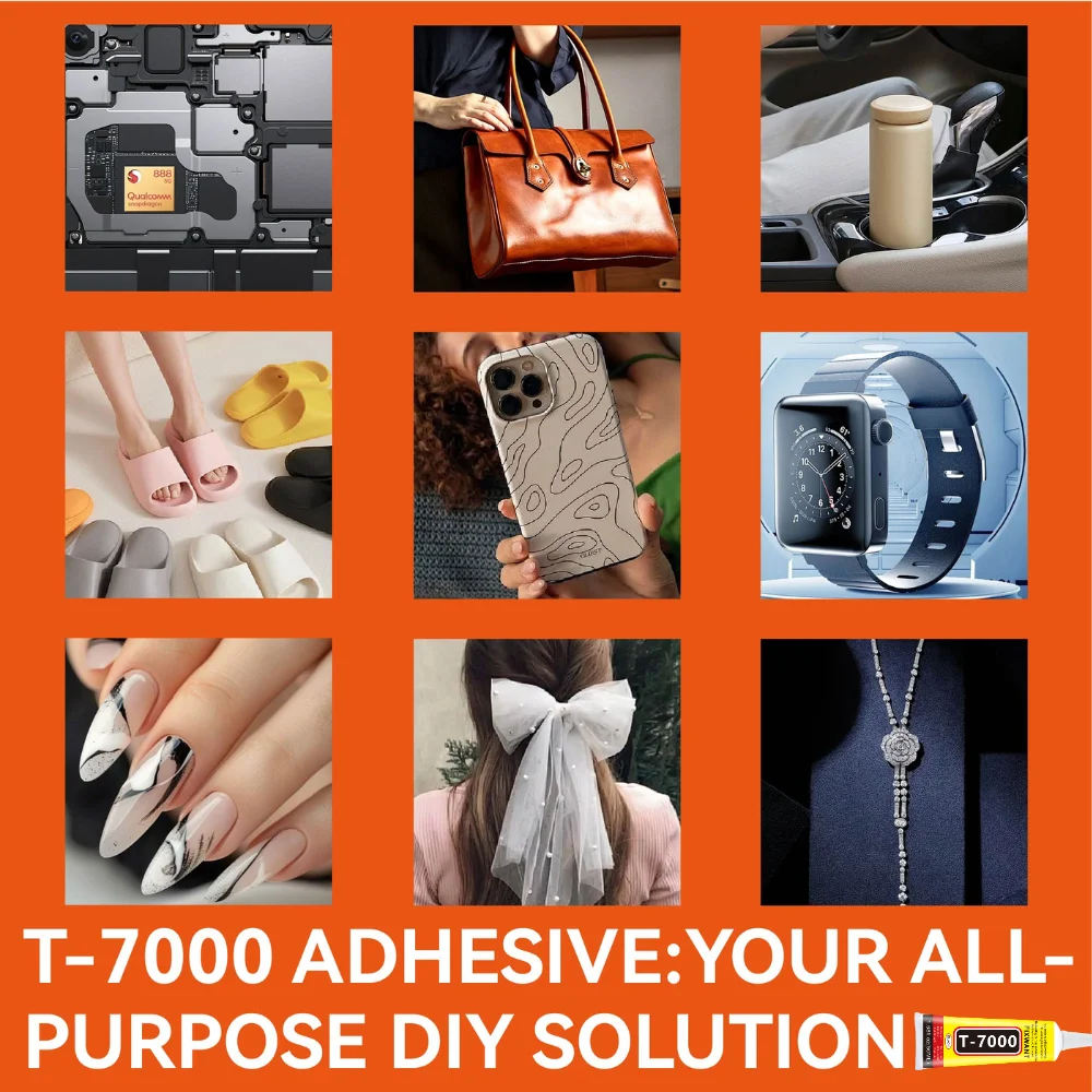 Premium Black T-7000 Strong Adhesive Glue for Electronics Repair (Available in 15ml/50ml/110ml)