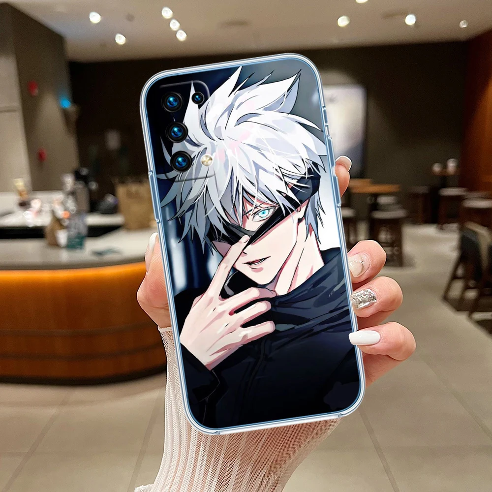 Jujutsu Kaisen Themed Transparent Phone Case