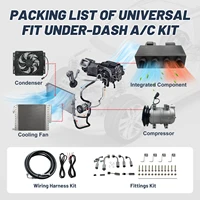 Compresseur de climatisation automobile Treeligo Universal 12V, kit de pièces de climatisation électrique automobile 12V 4