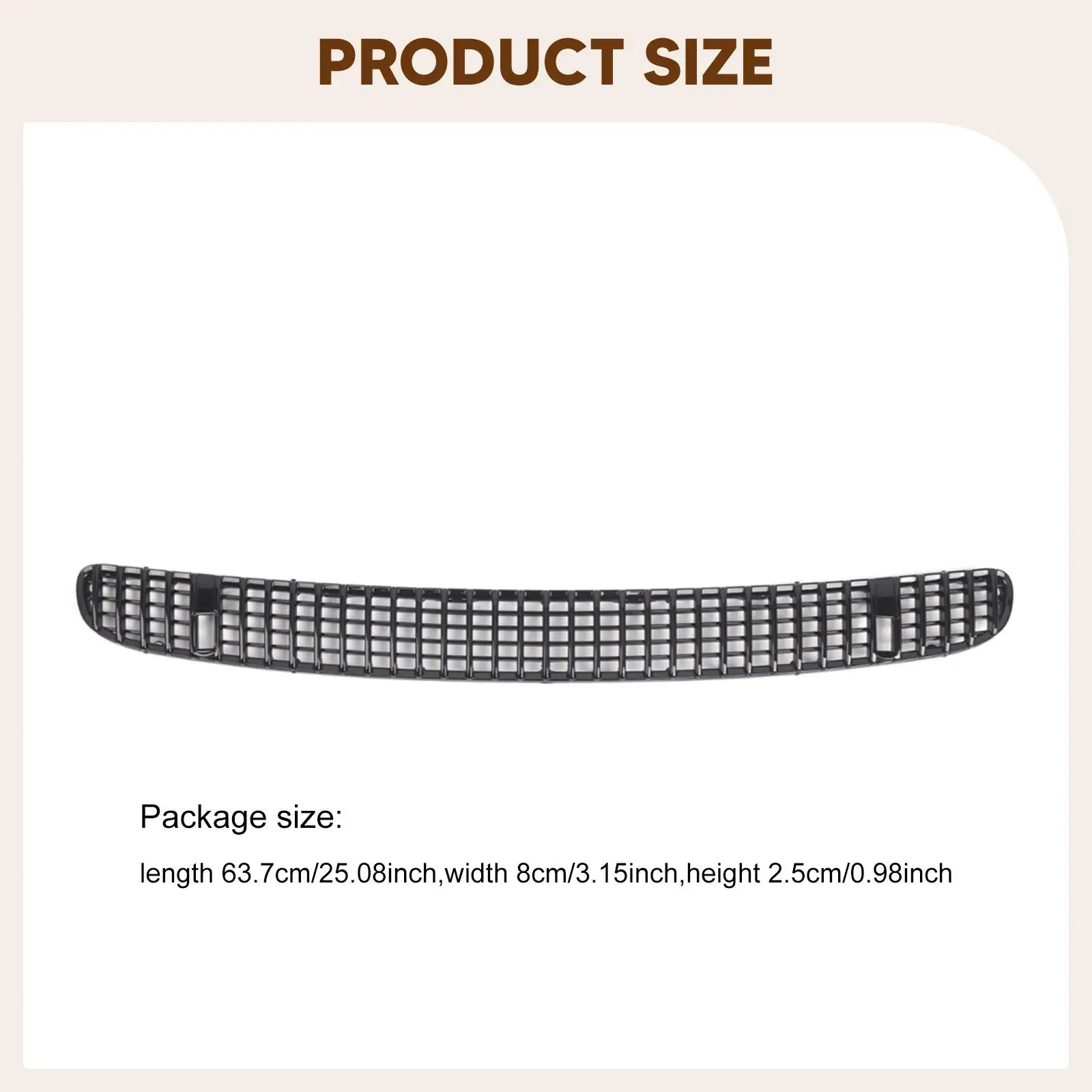 Hood Grille Center Vent Air Inlet 51137075324 51137075312 Lightweight Accessories Parts for BMW 3 Series E46 2002-2005
