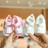 Casual Cute Cartoon Bear Sandals For Baby Girl Breathable Non-slip Walking Shoes For Spring And Summer