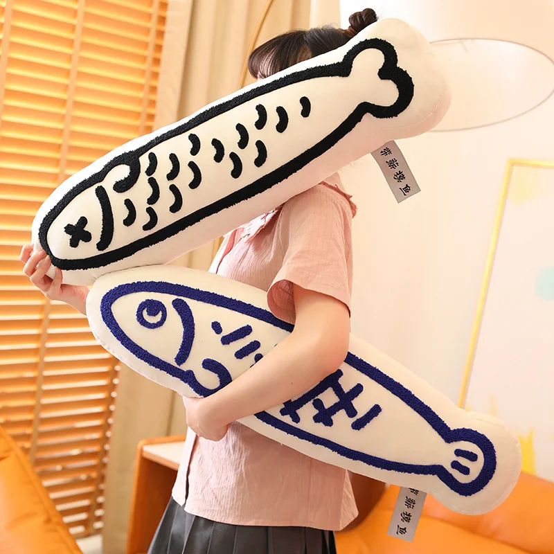 

Креативная 3D печать саури рыба плюшевая диванная подушка игрушка милые мягкие животные соленая рыба плюшевая подушка аниме мягкие детские игрушки