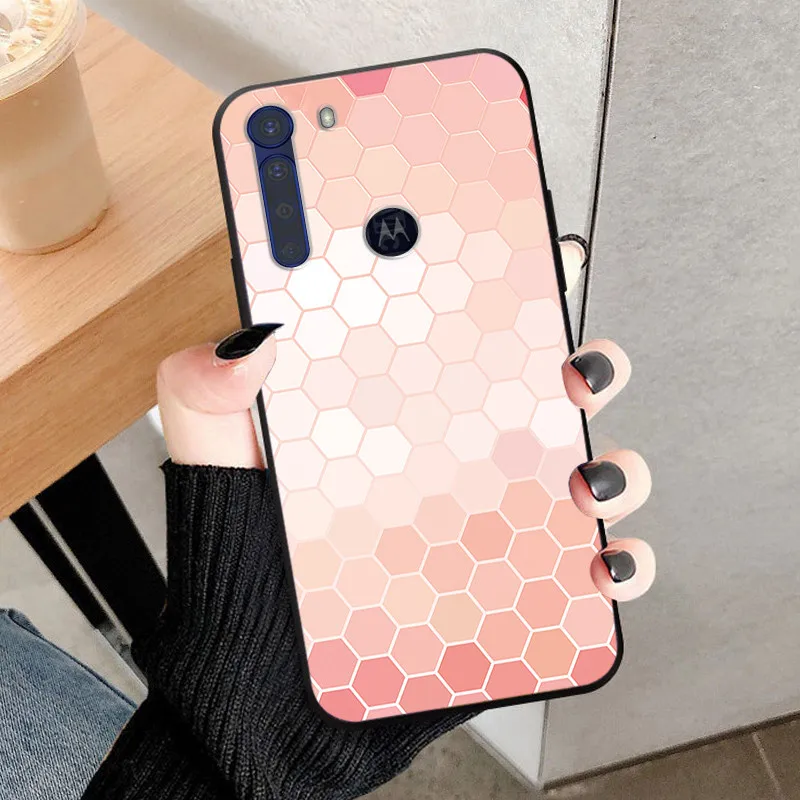 Cute Black Soft Silicone TPU Case - Painted Design