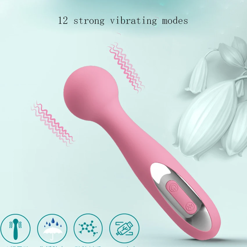 Powerful Vibrating Wand Vibrator For Women G Spot Massage Tool_voghion.com