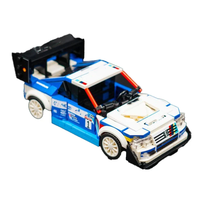 405 T16 GR MOC 스피드 챔피언 중급 스포츠카 모델 빌딩 블록, 브릭 기술, 창의적인 조립, 어린이 장난감 선물