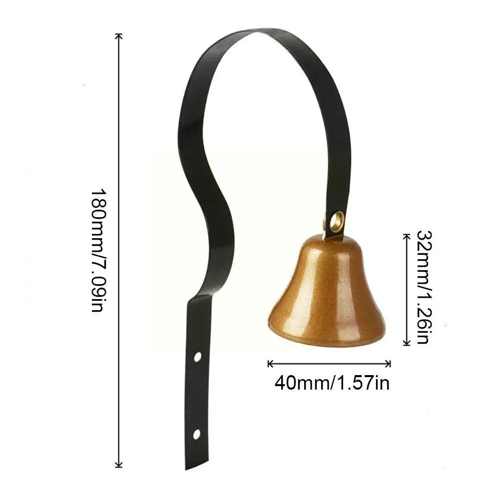 1 PC Doorbell Door Hardware Vintage Bell Traditional Bell Shop Mounted Retro Door Vintage Doorbell Wall Metal Home N0I3 wireless doorbell