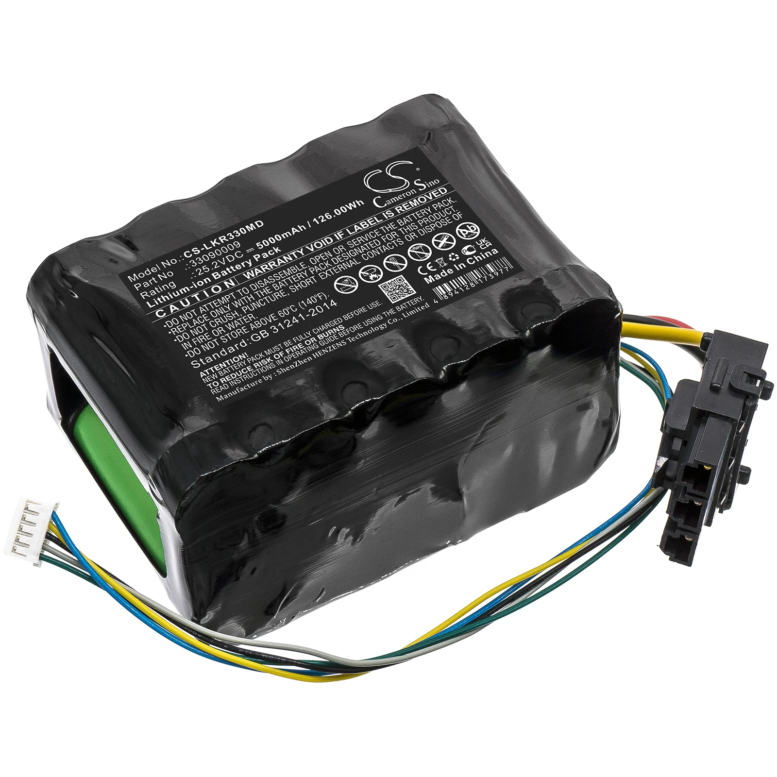 

CameronSino Battery for LikoGuard Overhead Patient Lift Likoguard L XL Ceiling Hoist Motors 5000mAh / 126.00Wh 33090009