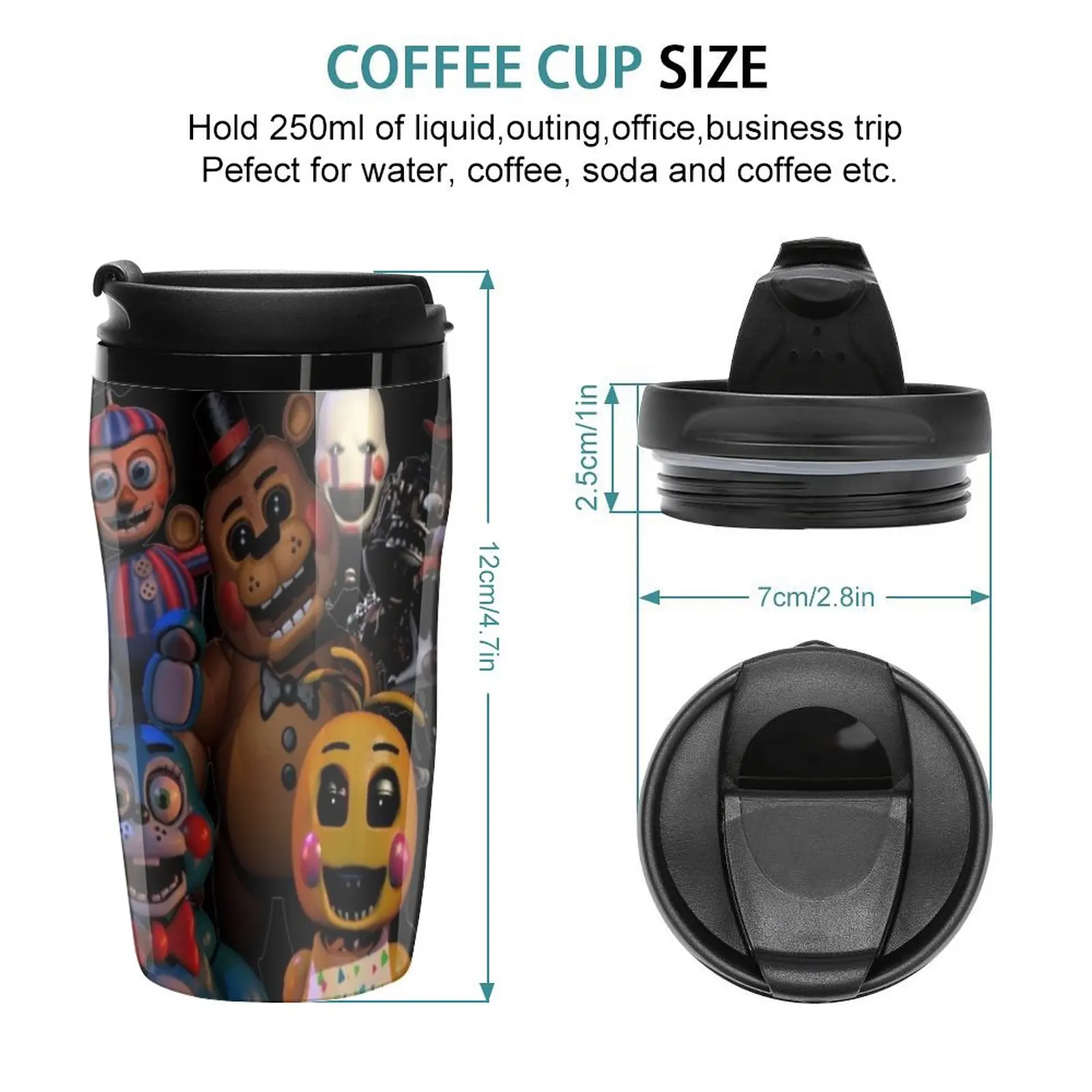 FNAF 3 Animatronics' Insulated Stainless Steel Water Bottle