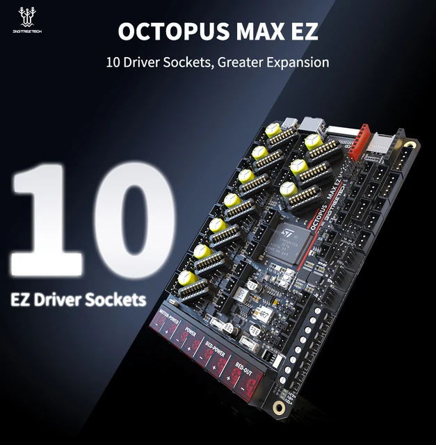 BIGTREETECH Octopus MAX EZ V1.0 BTT Motherboard Upgrade BIGTREETECH Octopus MAX EZ V1.0 BTT Motherboard Upgrade